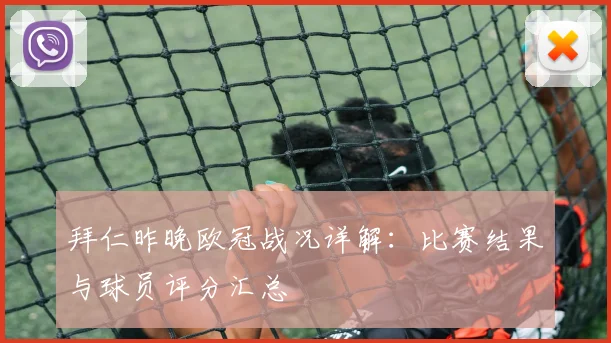 拜仁昨晚欧冠战况详解：比赛结果与球员评分汇总